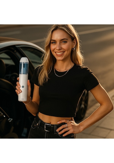 Mioji Mio 3c 15000pa Araç Süpürgesi - Beyaz 1 Adet