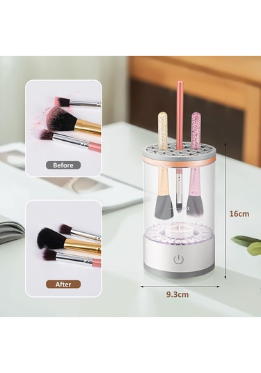 Comius Sharp Makyaj Fırçası Temizleyici, Otomatik Dönen Kozmetik