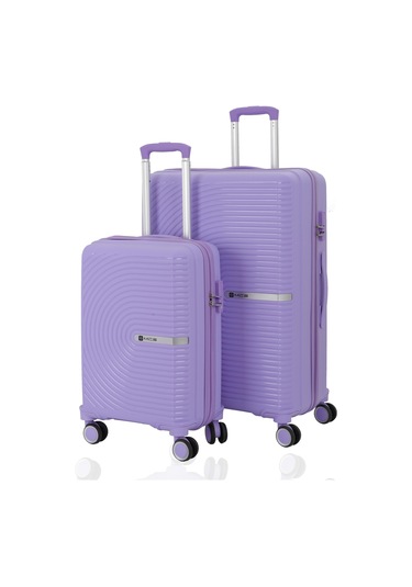 Mçs Polipropilen 2li Valiz Seti Büyük & Kabin V374 S24sy1000077-set 00025 Lila