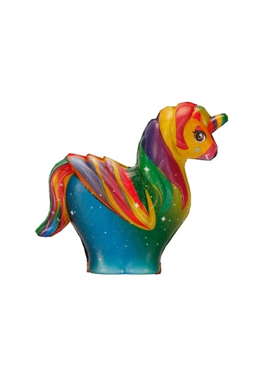 Squishy Unicorn Figürü: Kawaii Slow Rising Tek Boynuzlu At Stres Atan Yumuşacık Oyuncak Unicorn