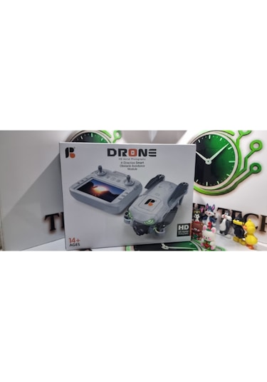 R08 Kumandadan Ekranlı Drone Kulaklık Hediyeli