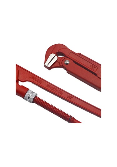 Maşalı Boru Anahtarı 1,5'' Parmak 65mm Chrome Vanadium Çelik Ayar