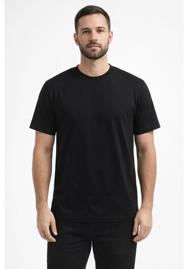 Monox Unisex Basic Tişort Siyah