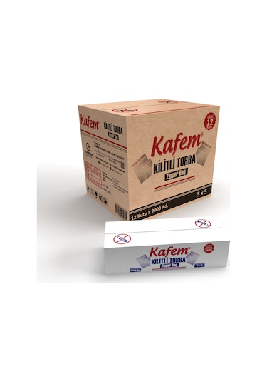 5 x 5 CM Kilitli Poşet / Naylon Torba (24.000 Adet ) Koli - Kafem