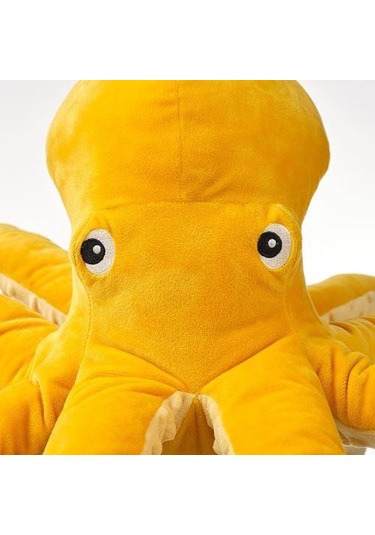 Sarı Ahtapot Peluş Oyuncak MeridyenDukkan 50 Cm Yumuşak Oyuncak Ç