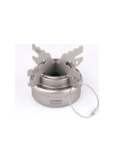 Jeemson Titanyum Ultralight Alkollü Ofen Seti - Taşra Kamp Piknik İçin Taşınabilir Isıtıcı Ve Tutucu Çok Renkli