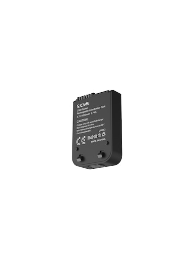 Sjcam C300 & C300 Pocket 1000mah Şarj Edilebilir Batarya Siyah