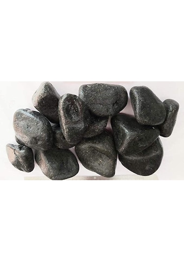 Siyah Bazalt Taşı 2 KG Siyah Bazalt Dolomit Taşı