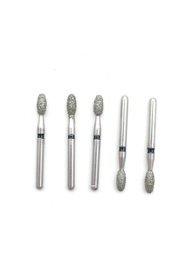 10 Adet 1.6mm Diş Yüksek Hızlı Burs Yüksek Hızlı El Aleti Türbin Elmas Matkap Parlatma Diş Hazırlama Bur Tr-22s