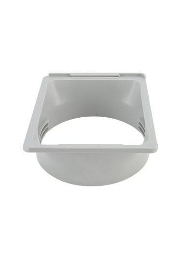 Konesam Abs Malzeme Akıllı Klima Soğutucu Exhaust Boru Bağlantı Elemanı - 150mm Çap, Saat/yönsüz Vida Uyumlu, Isı Ve Haşere Engeli Erişim Parçası