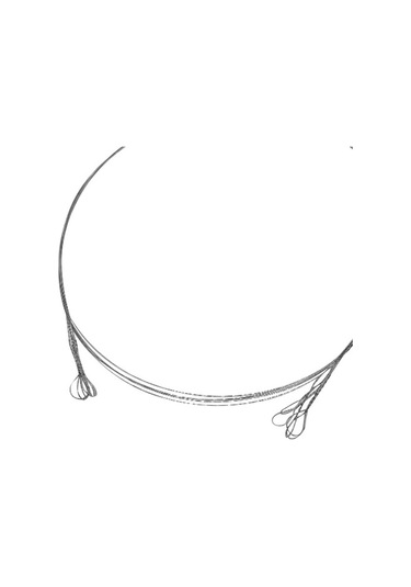 Createtech Suntek 5 Parça Peynir Kesme Teli 92cm Gümüş - Testere Ev Pişirme Aleti Diğer