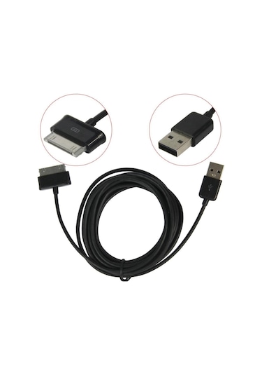 1 Metre Samsung Uyumlu Galaxy Tab Tablet USB Data & Şarj Kablosu