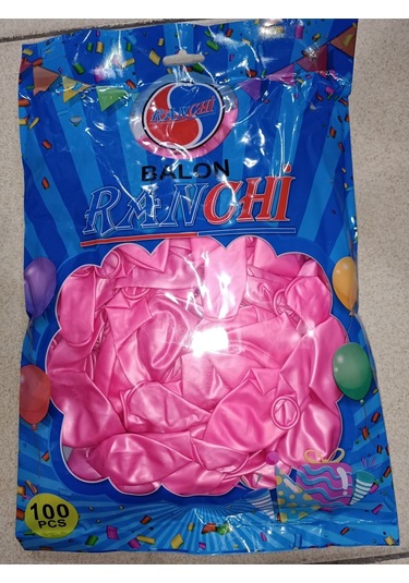 100 Lü Metalik Balon 14/a Birinci Kalite Pempe