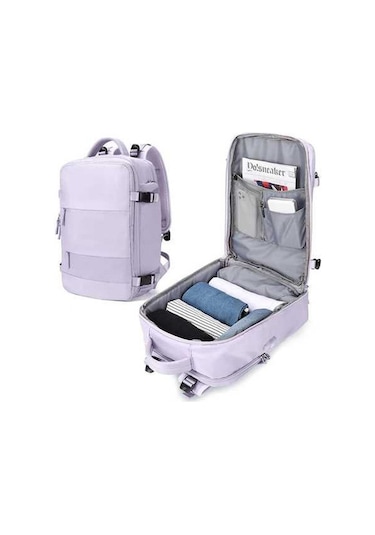 Ganzhoushop Ve Ve Usb Sırt Sınıflandırma Portlu Light Kuru Kapasiteli İşlevli Islak Çok Çantası Büyük Blue Ayrı Ayakkabılı Ts Açık Mavi