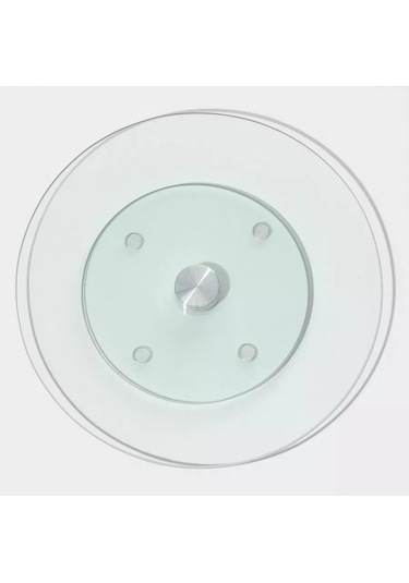 Dolana Bulaşık Akışkan Cam Turta Standı 24 Cm 134323944 Beyaz