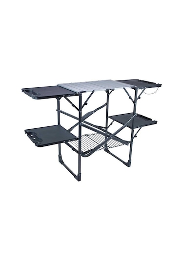 Gci Slimfold Katlanır Pişirme Kamp Masası Siyah
