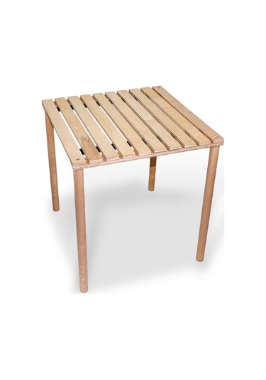 Asudehome Ahşap Katlanabilir Rulo Kamp Masası - Çantalı Piknik Ma