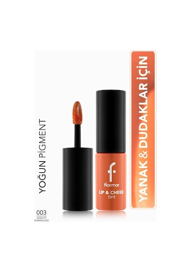 Flormar Lip & Cheek Gün Boyu Kalıcı Çok Amaçlı Tint 003 Apricot Marmlde