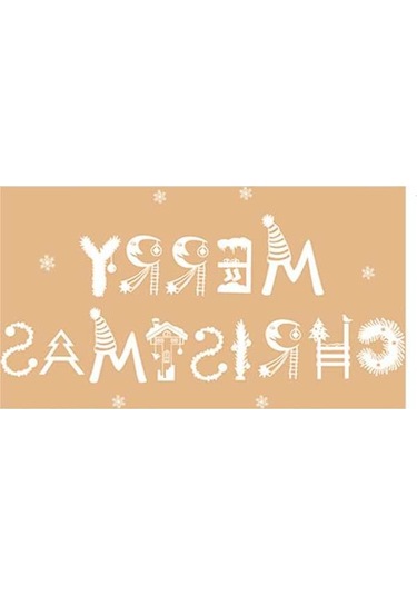 Trendooze Zarif Yatak Ve Şık Pencere Oturma Odası Odası Noel İçin Duvar Dekoru Çıkartmaları Çıkartmaları Beyaz - Dg