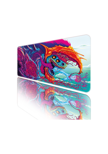 Helixsun Mouse Pad Büyük Boy Gaming Oyuncu Xl 70x30 Cm Hyper Beast