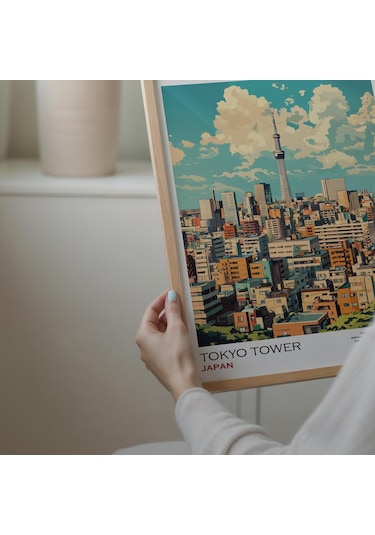 Japon Tokyo Posteri, Duvar Sanatı, Japon Duvar Sanatı