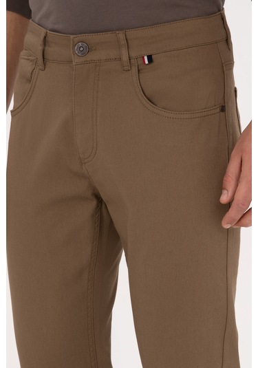 U.s. Polo Assn. Erkek Haki Pantolon Kanvas-chino 50316835-vr027 Haki