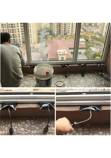 Qingmipy 3'lü Kuru Lastik Hava Konik Çanta Seti Küçük-orta-büyük + Çekme Tahtası - Çevre Dost Lateks Boru Ve Çinko Alyuminyum Vanaj