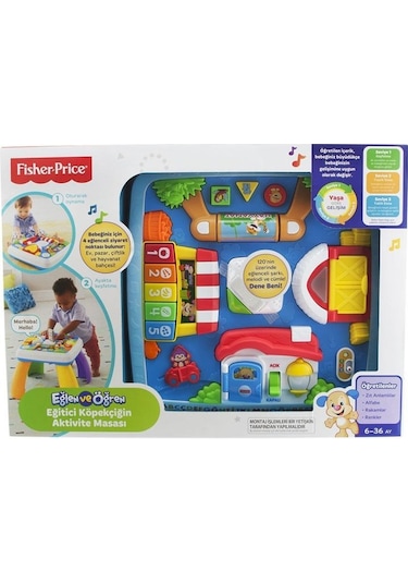 Fisher-Price Eğitici Köpekçiğin Aktivite Masası (TR-ING) DRH44