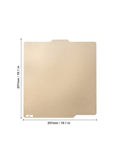 Fosenze Bambu Lab X1/p1p İçin 257x257mm İki Yönlü Peı Kaplı Manyetik Yaylı Çelik Platform - Pla/abs/tpu/tetg/nilon Uyumlu, Yumuşak Manyetik Yok