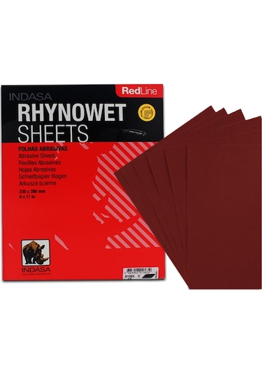 Indasa Redline Rhynowet Sulu Tabaka Zımpara 230X280Mm 50 Adet 280 Kum