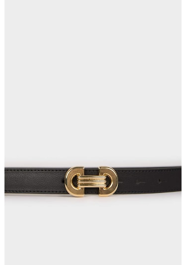 DeFacto Kadın Suni Deri Günlük Kemer F1444AXNSBK27 Siyah DeFacto Kadın Suni Deri Günlük Kemer F1444AXNSBK27 Siyah