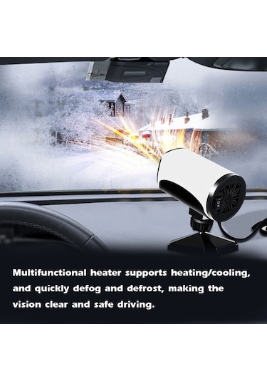 Lemestar Araç İçi Hızlı Isıtıcı Ve Buz Çözücü - Taşınabilir 24v Otomobil Isıtma Cihazı