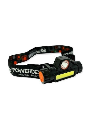 Powerdex Pd-6672 Ledli Şarjlı Kafa Lambası Siyah