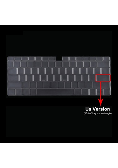 Sones Huawei Matebook D 15 / Honor Magicbook 15 Abd Versiyonu Enkay 2'si 1 Arada Tpu Klavye Filmli Kristal Koruyucu Kılıf Diğer