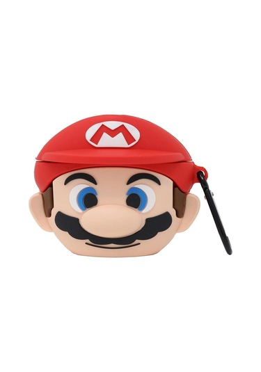 Microsonic Aipods Uyumlu 4.nesil / Anc Kılıf Cartoon Figürlü Silikon Crtn-fgr-spr-mro Mat Kırmızı