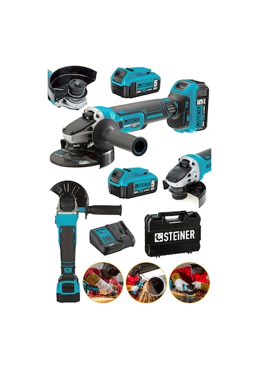 Steiner M-88 V 5 Ah Devir Ayarlı Kömürsüz Spiral Taşlama Makinesi