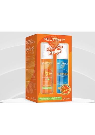 Neutracy SPF 50+ Güneş Kremi 150 ML + Güneş Sonrası Losyon 150 ML