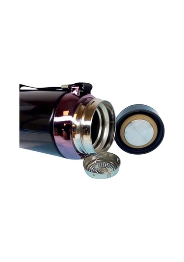 1lt Çelik Termos Siyah Siyah