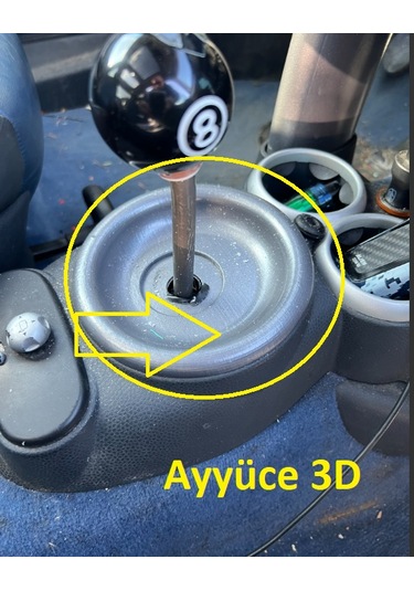 Ayyüce 3d, Mini Cooper R53 Vites Kolu Kenarlığı, Siyah Renk