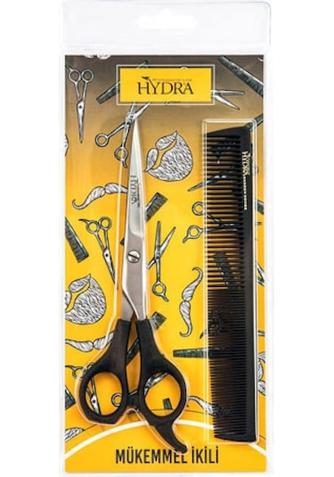 Hydra Berber Makası + 700 Tarak Seti