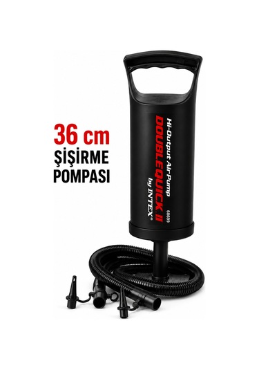 Mainshop Intex Double Quick I Pratik El Pompası Şişme Yatak Havuz Bot Pompası 36 Cm M-68614