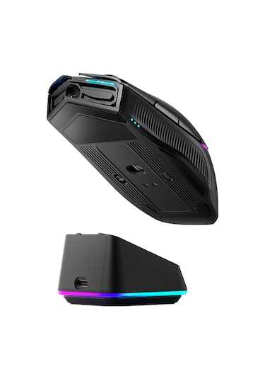 Machenike L8 Pro Tri-Mode 2K 26000 DPI Ultralight 58 GR RGB Charging Dock Oyuncu Mouse