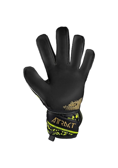 Reusch Attrakt İnfinity Finger Support 5470710 Kemikli Kaleci Eldiveni Sarı - Siyah
