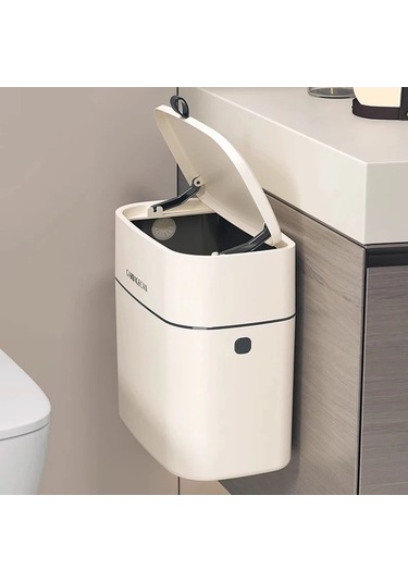 Maoyaya Ev Banyo Asılı Çöp Kutusu - Büyük Kapasiteli, Kare Çok Renkli Çok Renkli