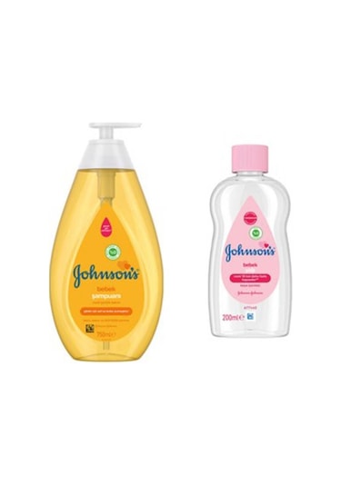 Johnson's Baby Bebek Şampuanı 200 ML + Bebek Yağı 200 ML