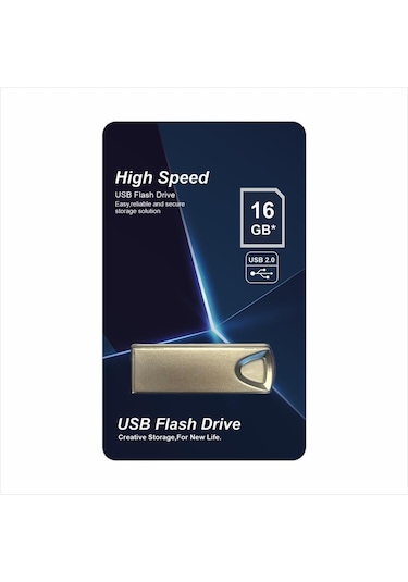 Elba 16 GB Metal USB 2.0  Flash Bellek