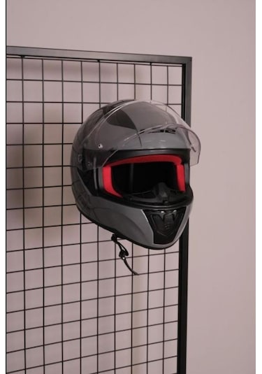 10 Adet - Tel Panoya Geçen Kask Tutucu