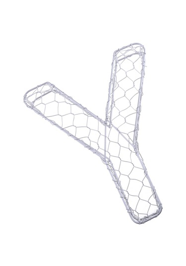 Suntek Alfabe Demir Tel Çelenk Çerçeve Etli Saksı Metal Y
