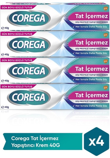 Tat İçermez Yapıştırıcı Krem 40g X 4 Adet