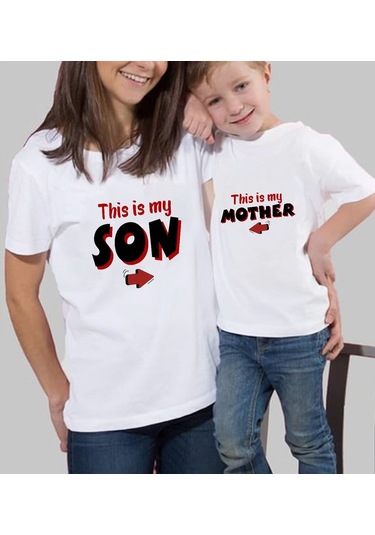 Bk Gift 2li Anne-oğul Kombin Tişört Seti-2, Anneye Hediye, Anneler Günü Hediyeleri Kobitmeyencom30578 Bk Gift